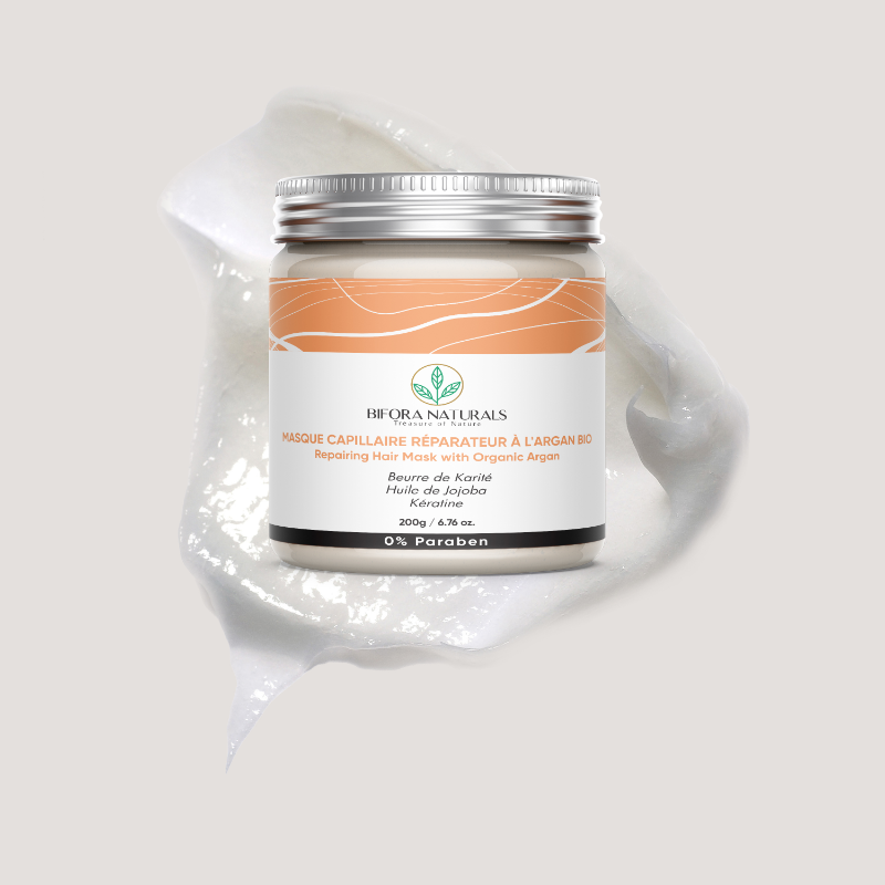 MASQUE CAPILLAIRE RÉPARATEUR À L’ARGAN BIO